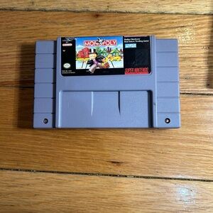 Nintendo Monopoly SNES Cartridge - Gray